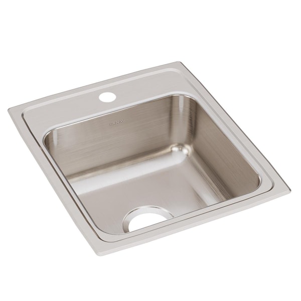 Gourmet Stainless Steel 17 X 20 X 7-5/8 Single Bowl Top Mount Sink